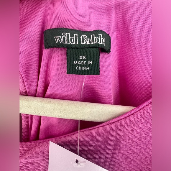 26) WILD FABLE WOMEN'S SLEEVELESS TWIST-FRONT BODYCON DRESS NWT SIZE 2X 4X - Picture 6 of 7